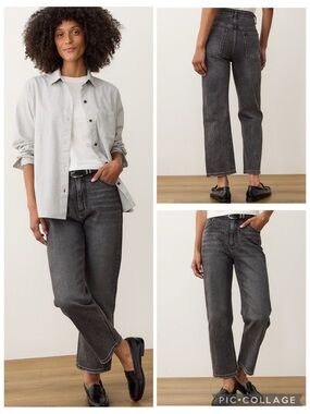 Marine Layer Charlie Denim Straight Leg Pant Denim Jeans Women’s size 12